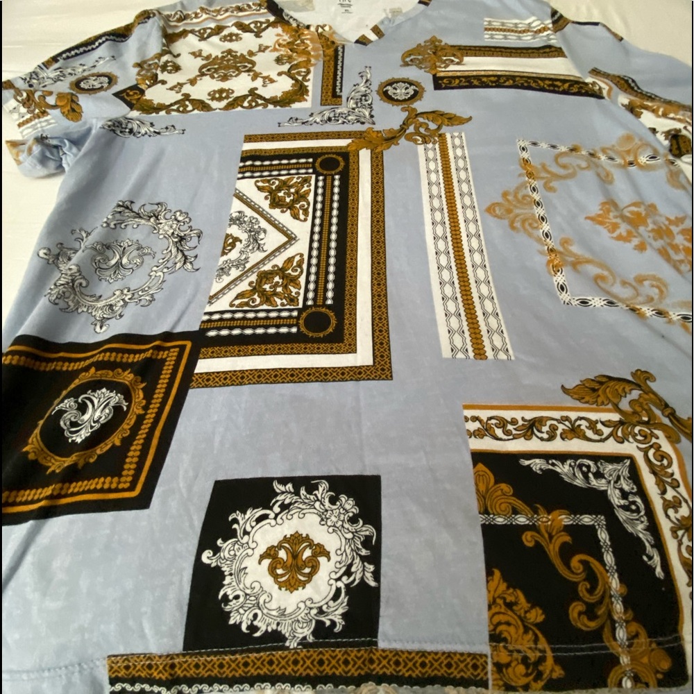 I•N•C V-Neck “Versace like” Dress shirt